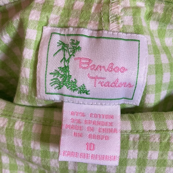 Bamboo traders checked skort. - Picture 6 of 10